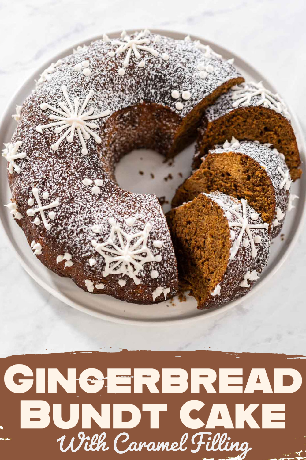 Gingerbread Bundt Cake With Caramel Filling
