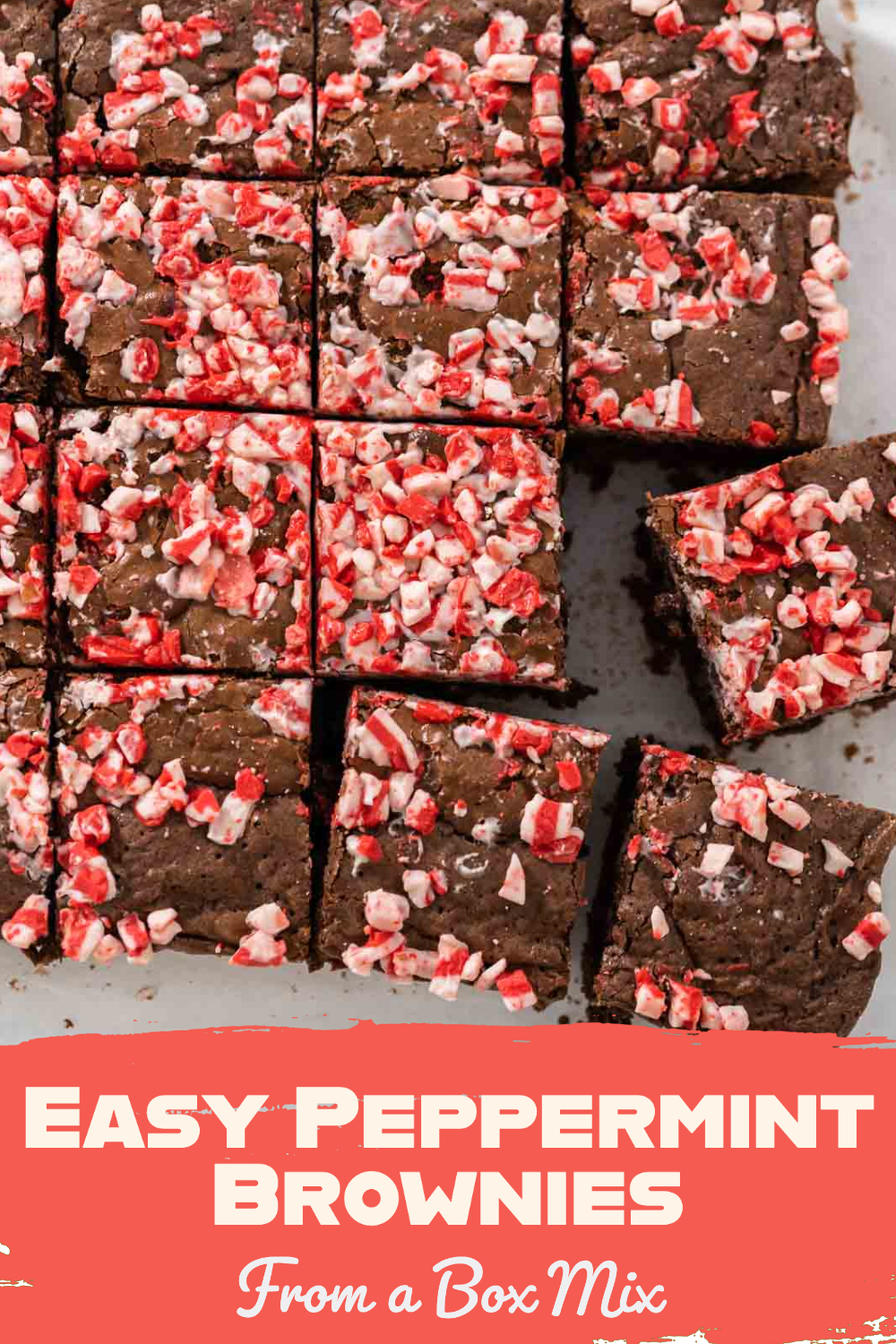 Easy Peppermint Brownies From a Box Mix