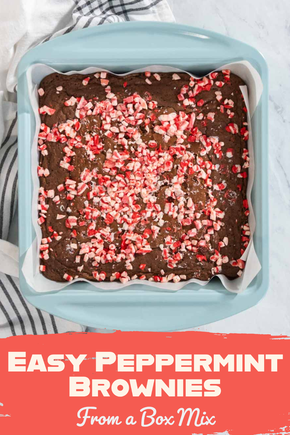 Easy Peppermint Brownies From a Box Mix