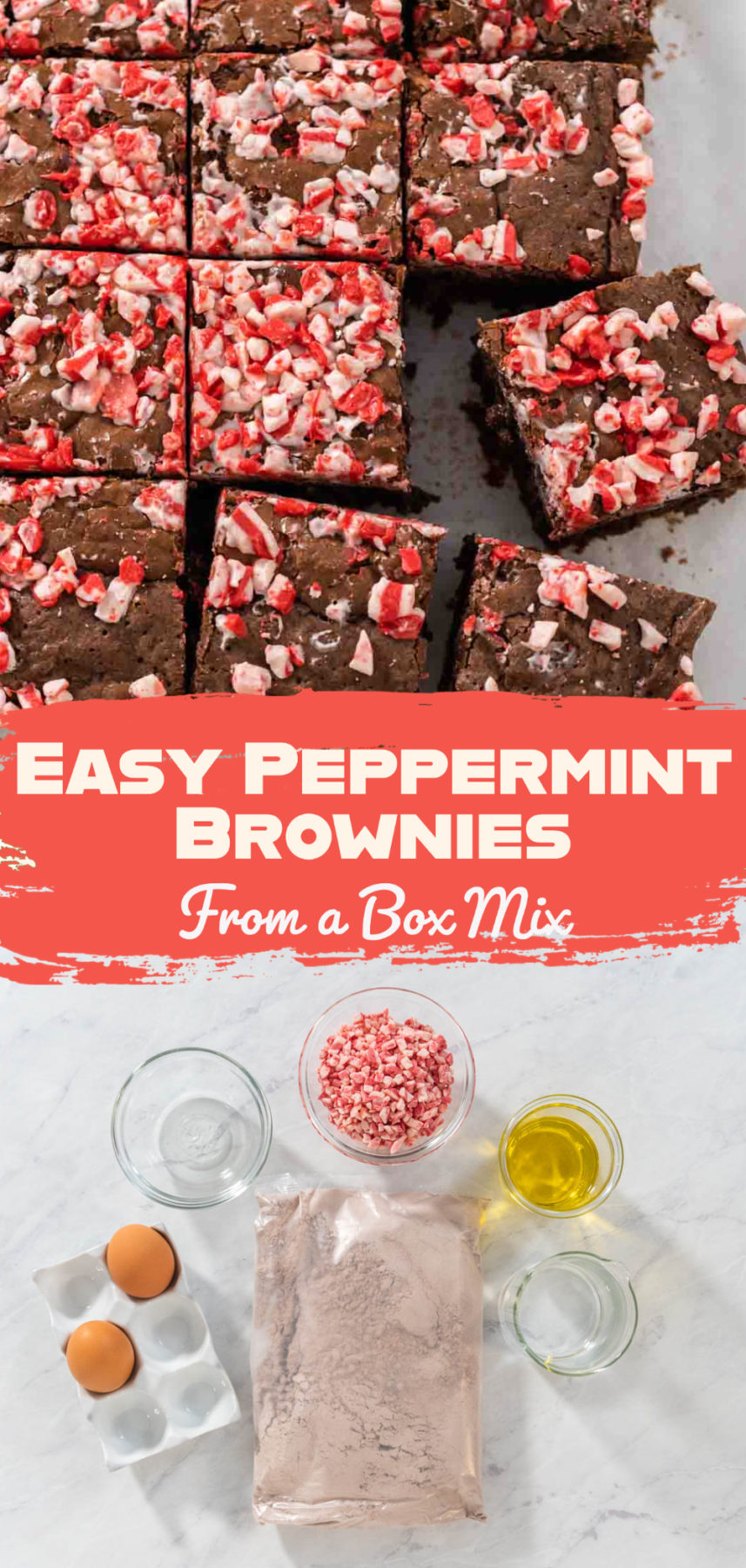 Easy Peppermint Brownies From a Box Mix