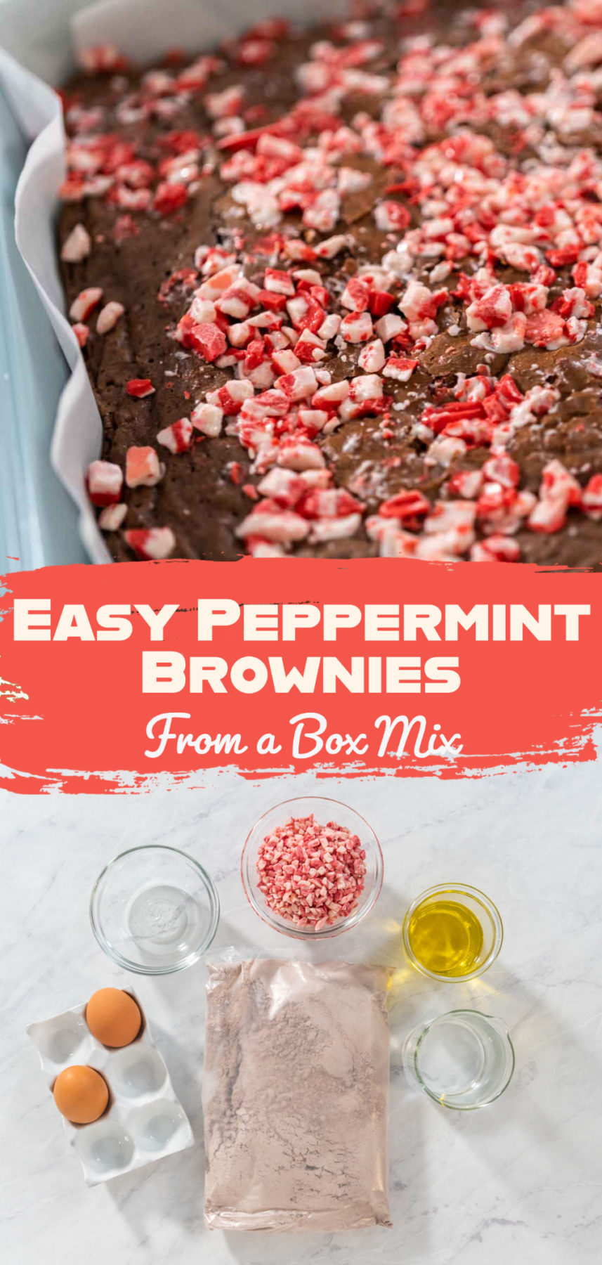 Easy Peppermint Brownies From a Box Mix