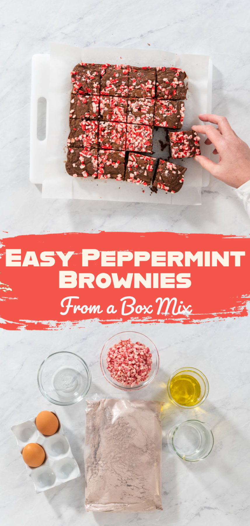 Easy Peppermint Brownies From a Box Mix