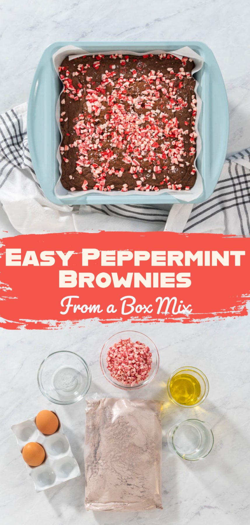 Easy Peppermint Brownies From a Box Mix