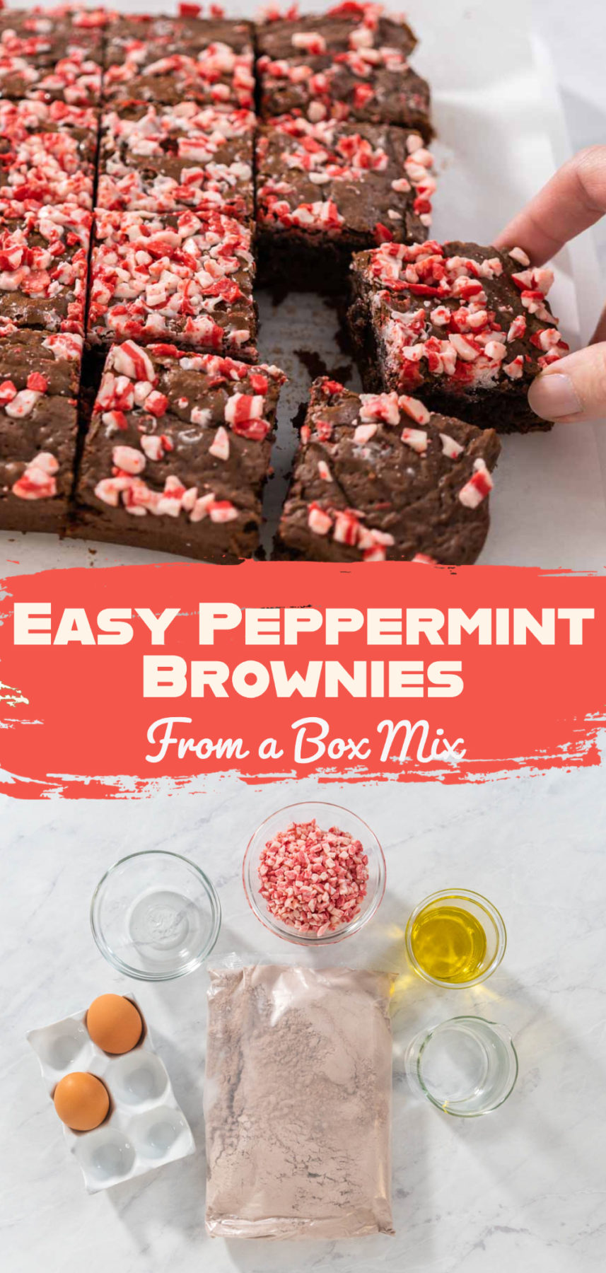 Easy Peppermint Brownies From a Box Mix