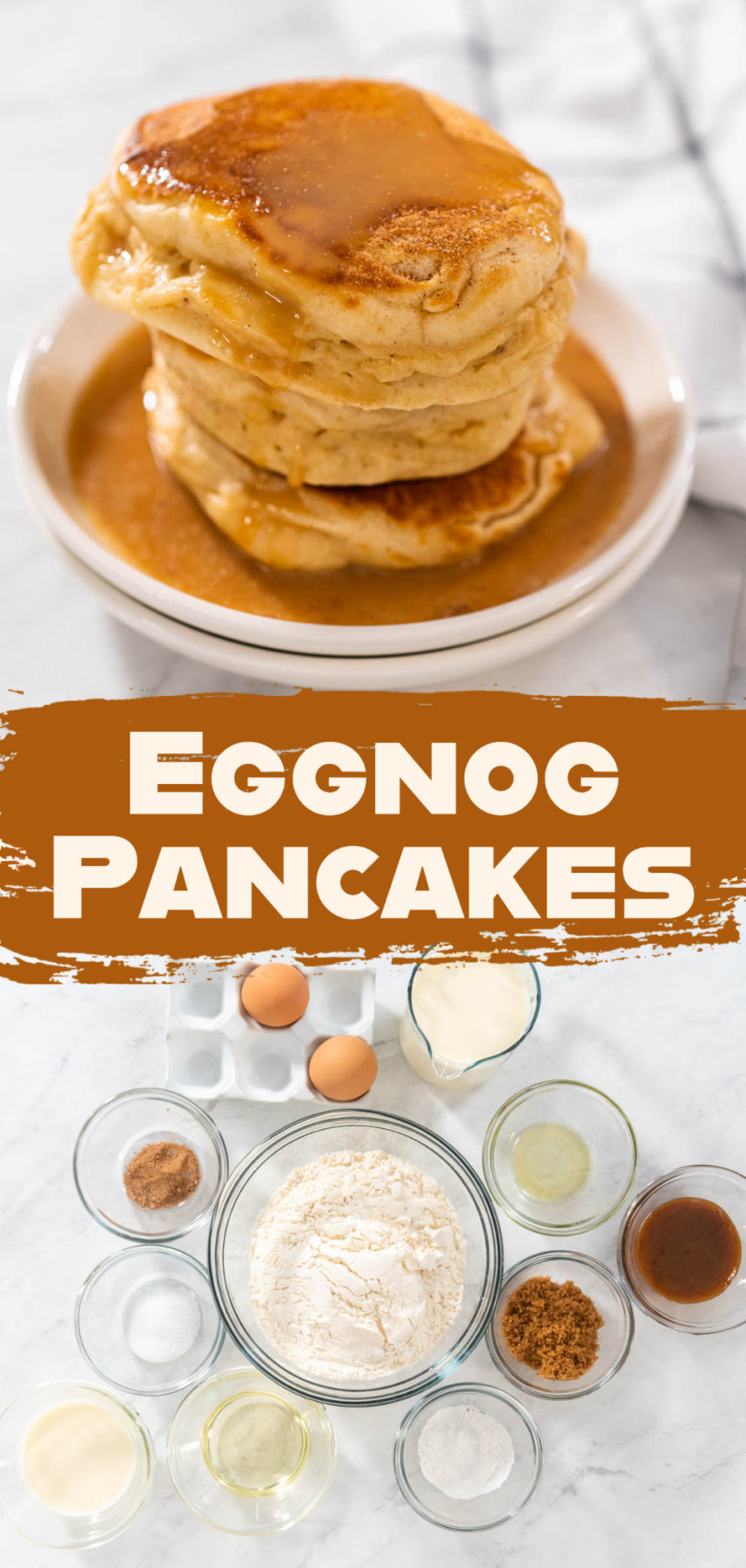 Eggnog Pancakes