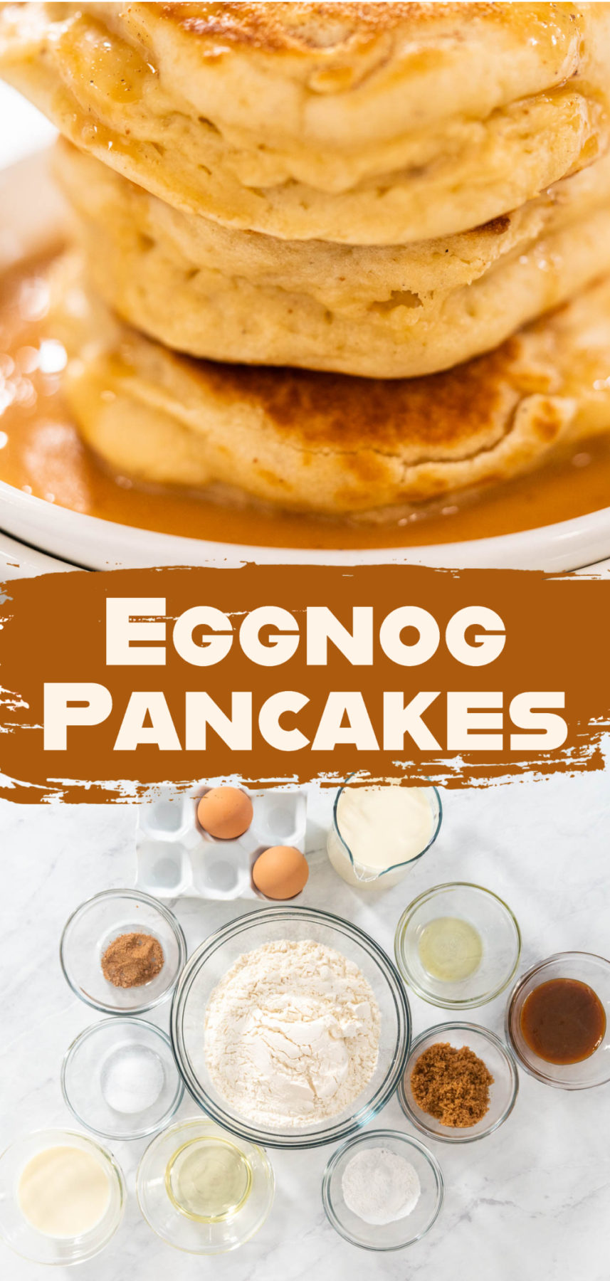 Eggnog Pancakes