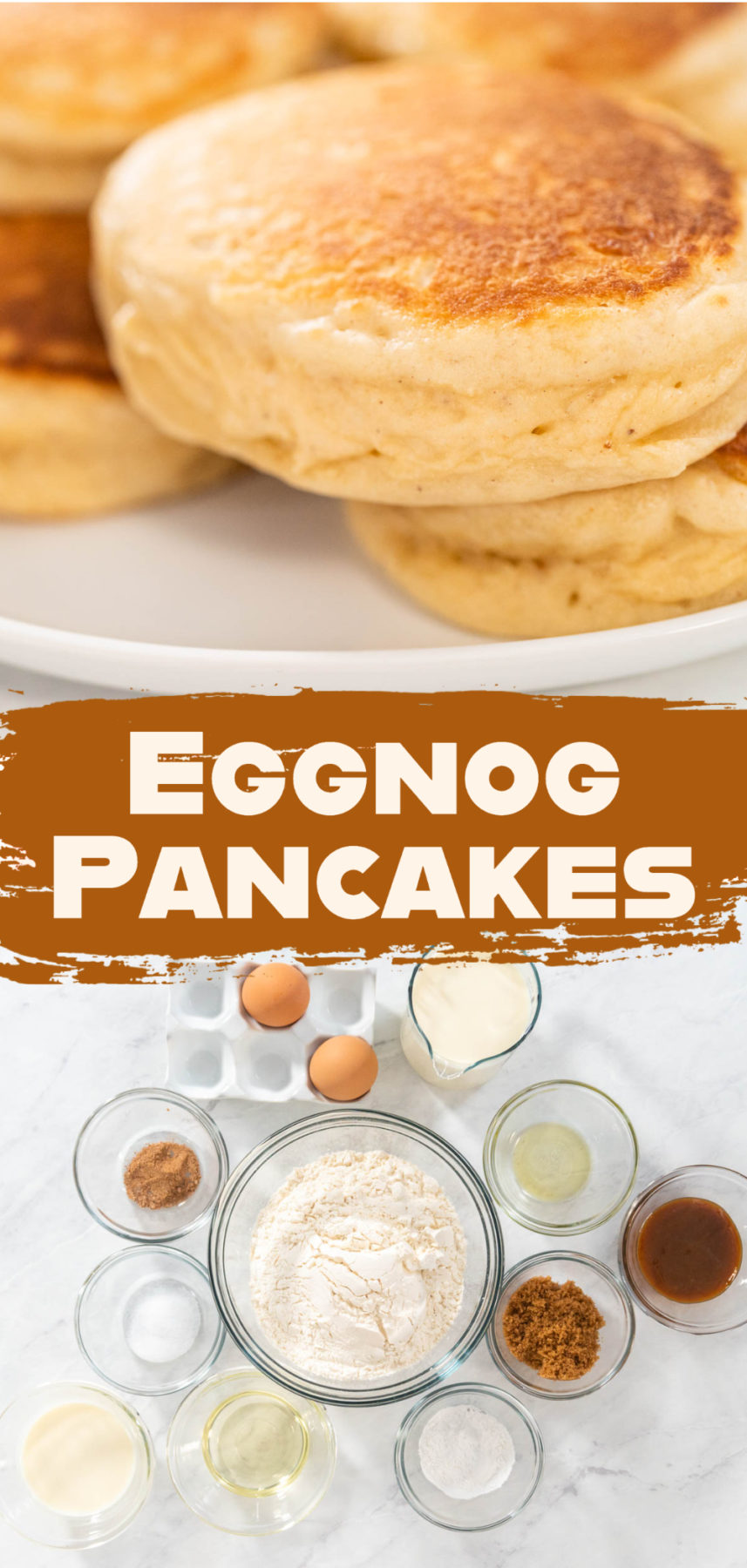 Eggnog Pancakes