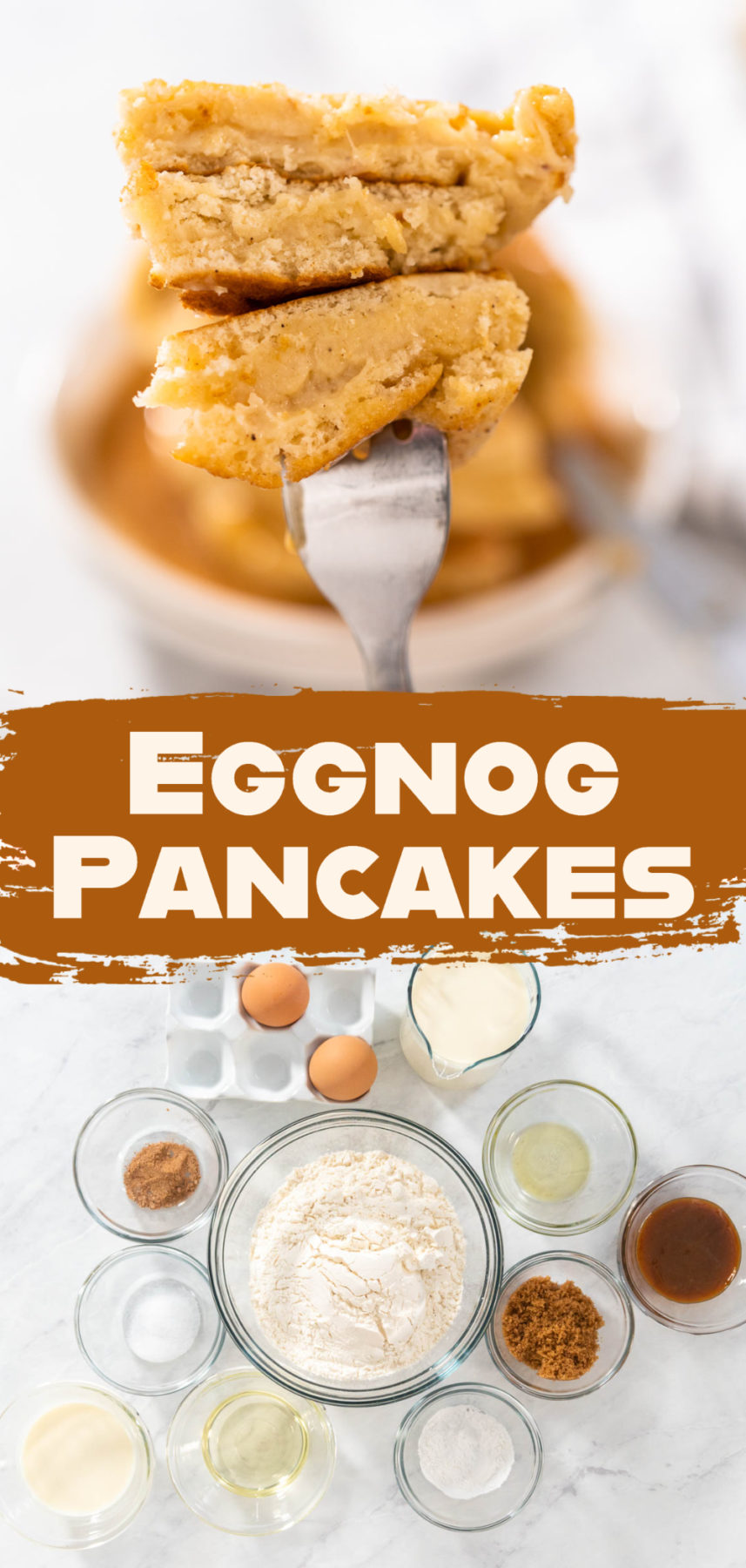 Eggnog Pancakes