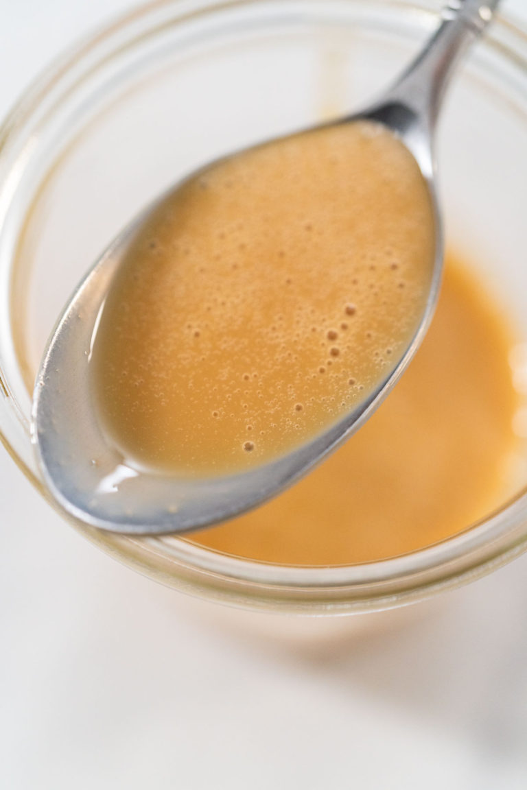 Simple Eggnog Caramel Sauce