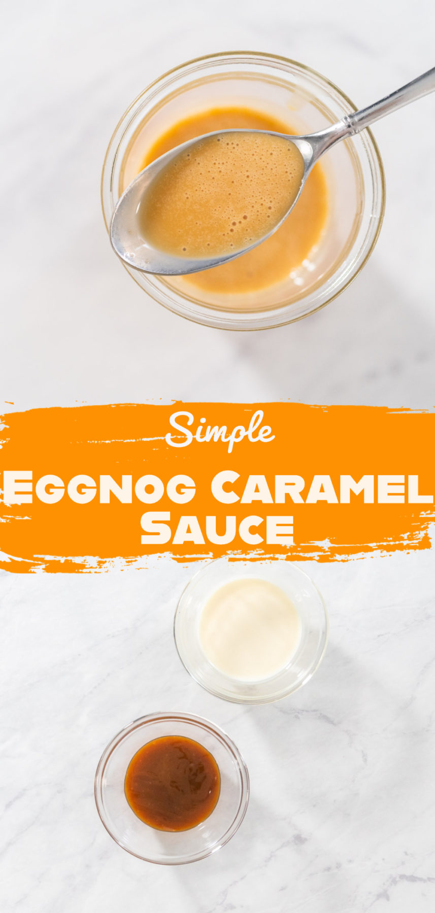 Simple Eggnog Caramel Sauce