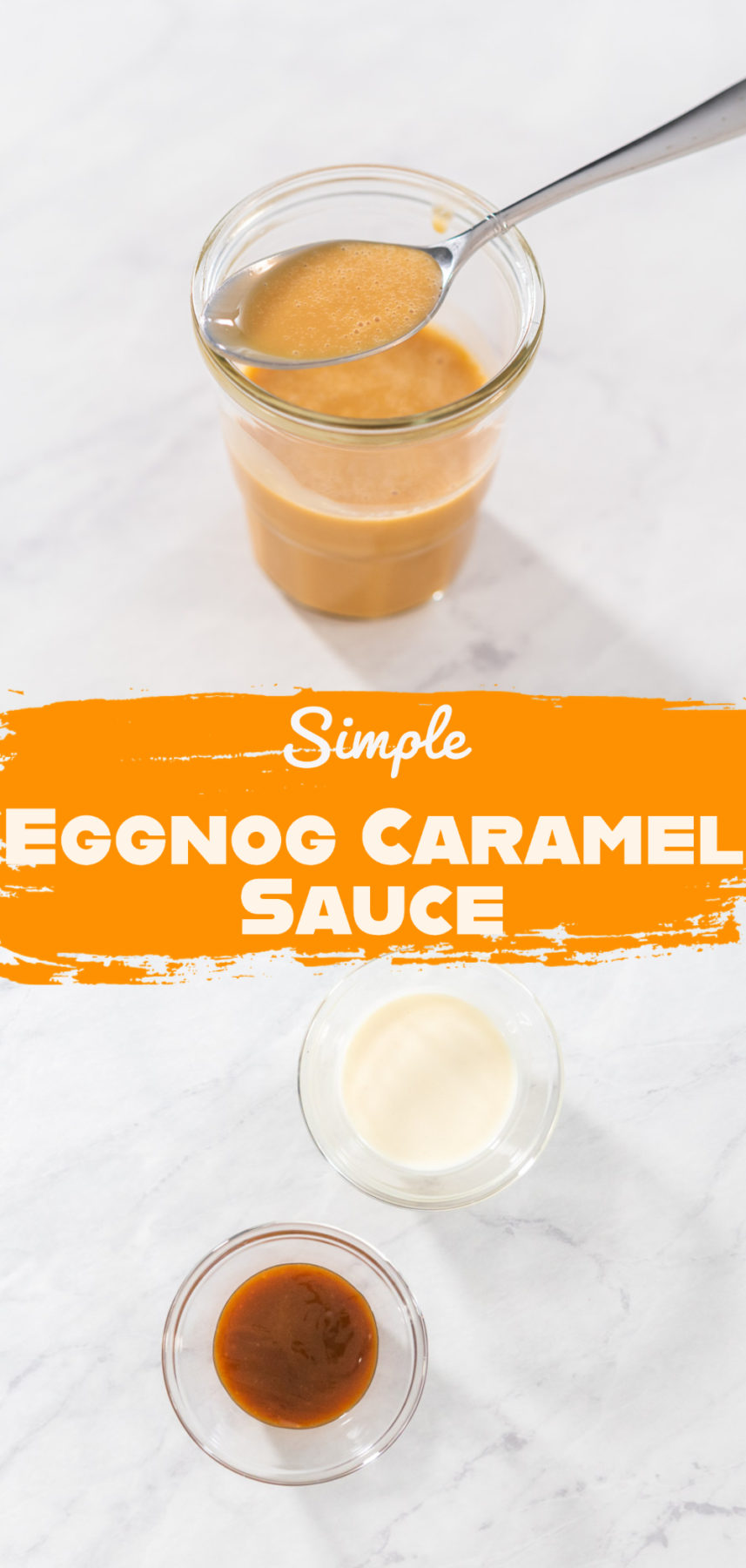 Simple Eggnog Caramel Sauce