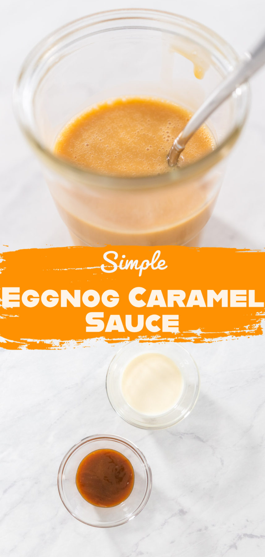 Simple Eggnog Caramel Sauce