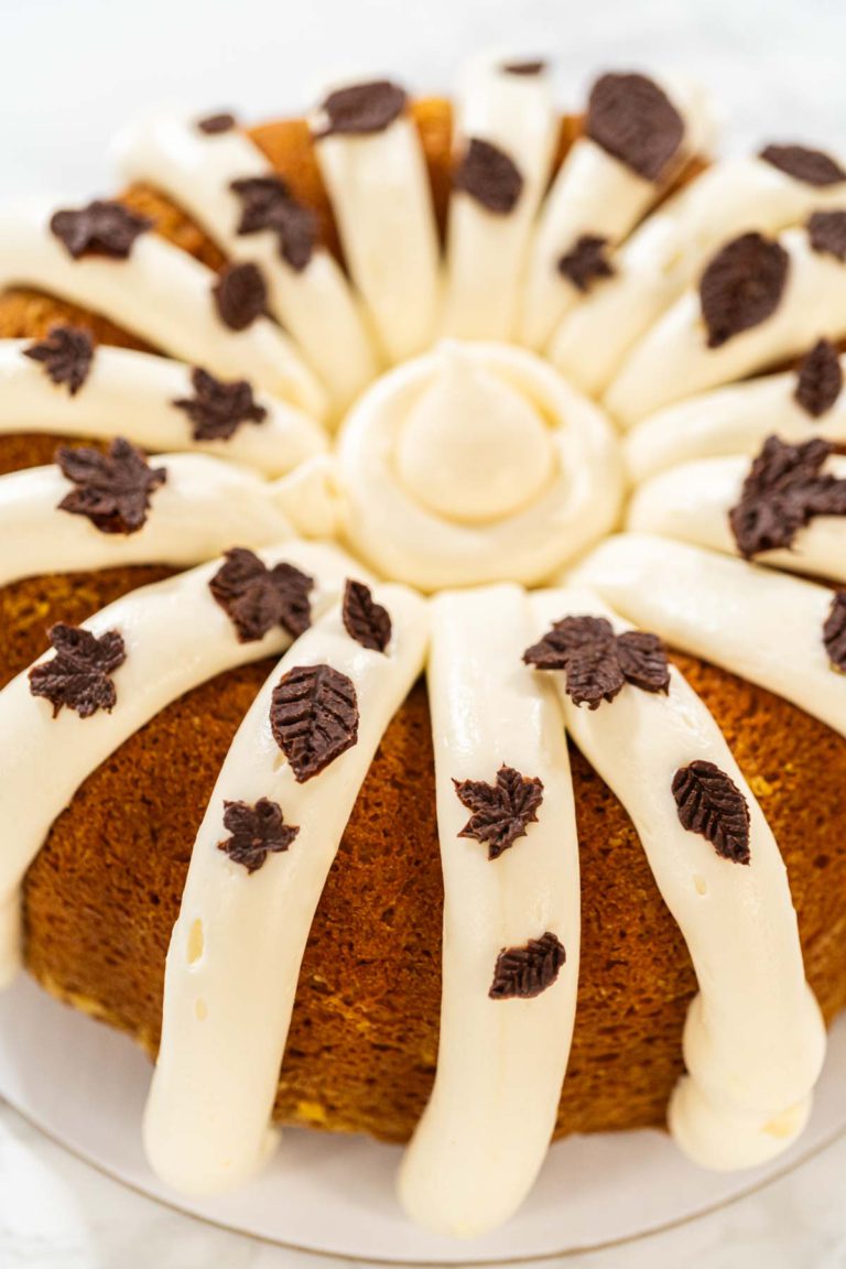 Pumpkin Bundt Cake with Yellow Cake Mix