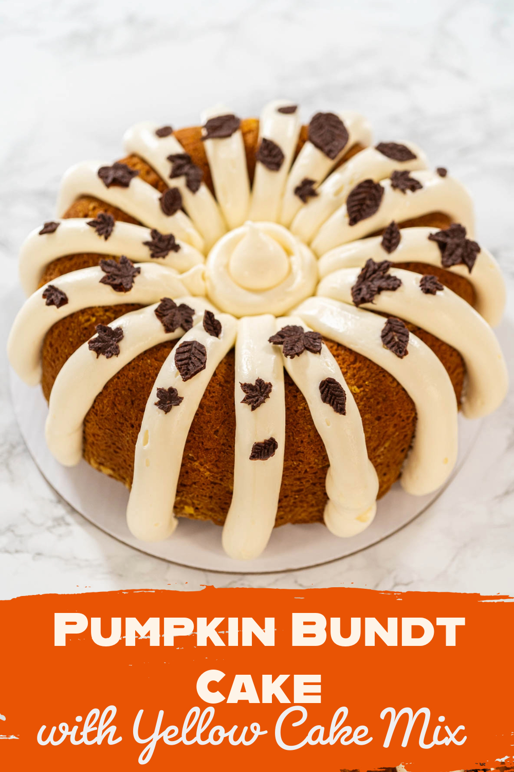 Pumpkin Bundt Cake with Yellow Cake Mix