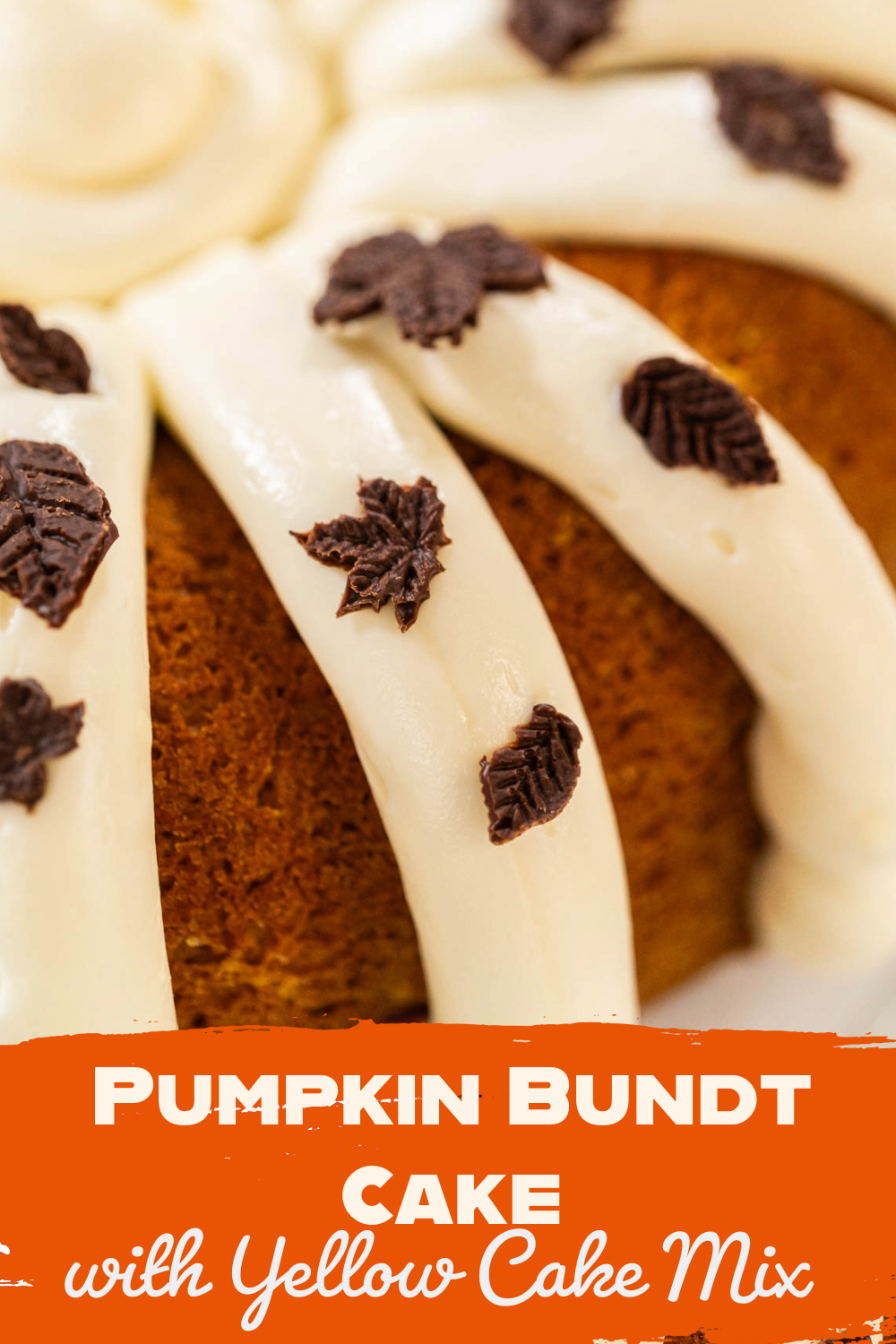 Pumpkin Bundt Cake with Yellow Cake Mix