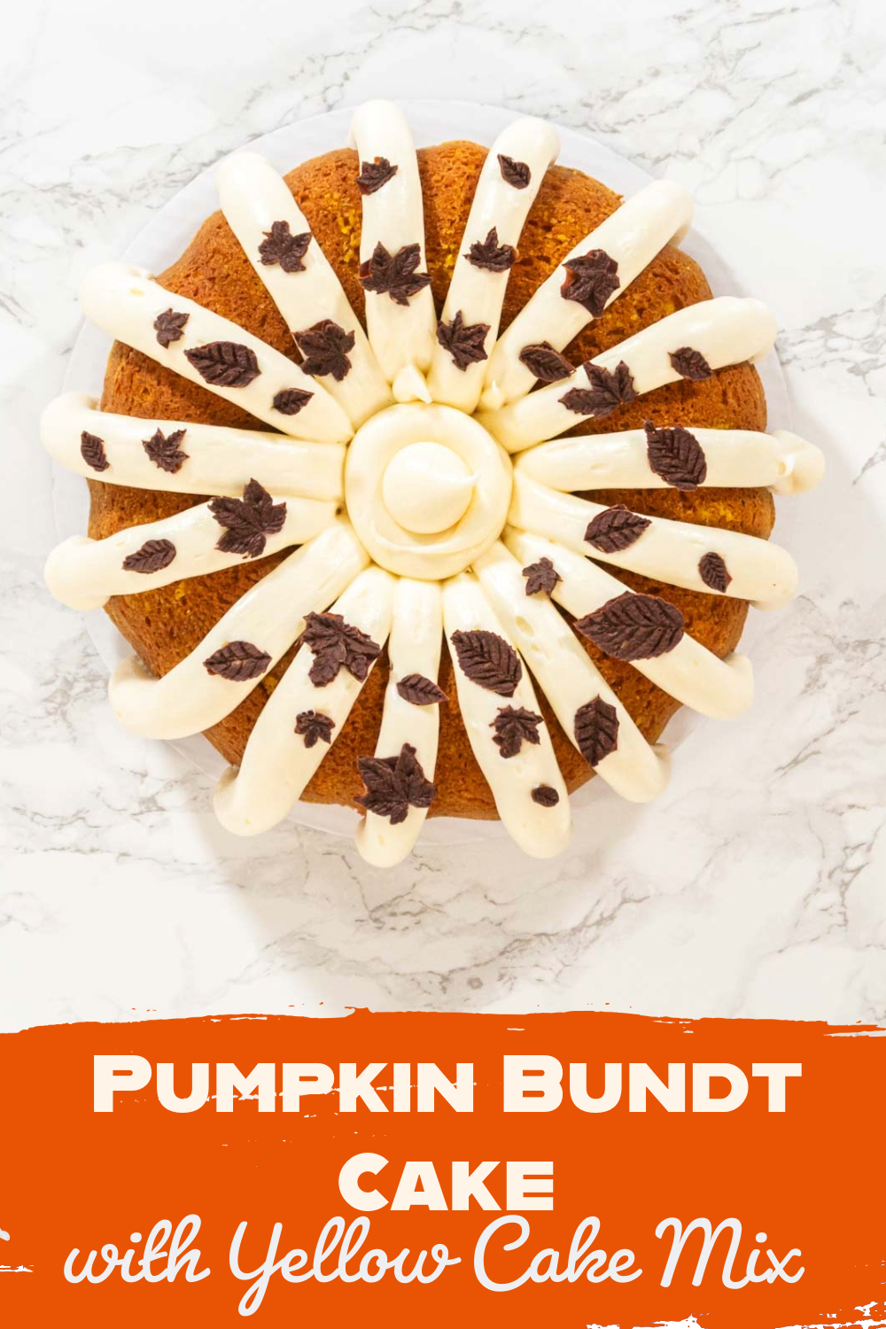 Pumpkin Bundt Cake with Yellow Cake Mix