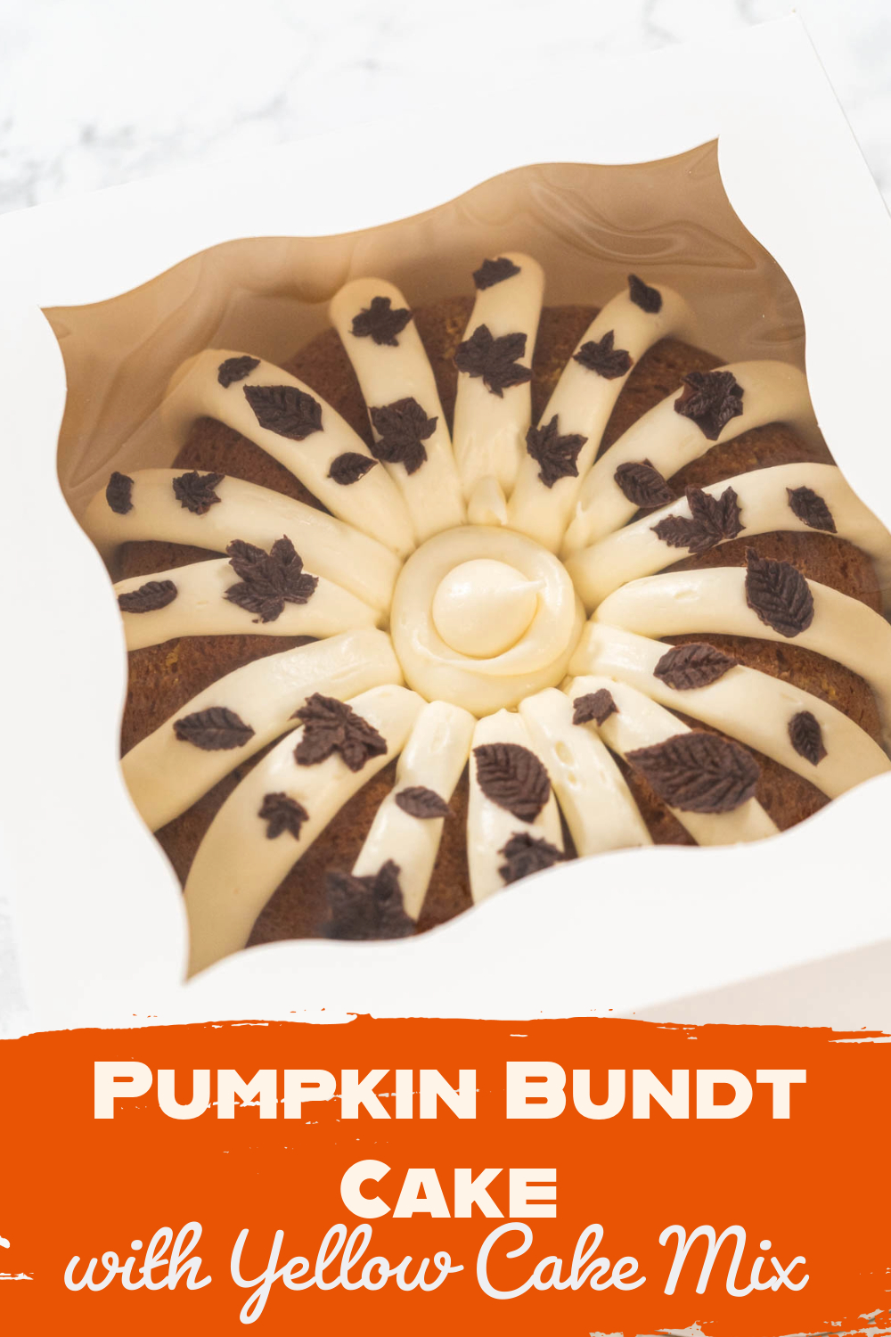 Pumpkin Bundt Cake with Yellow Cake Mix