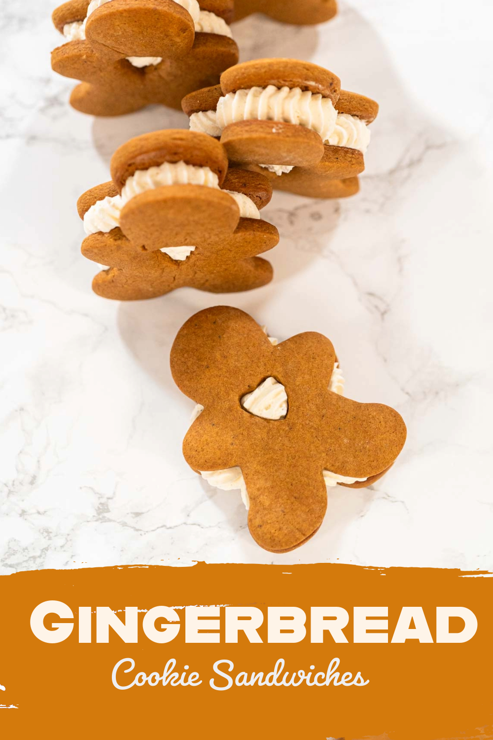 Gingerbread Cookie Sandwiches