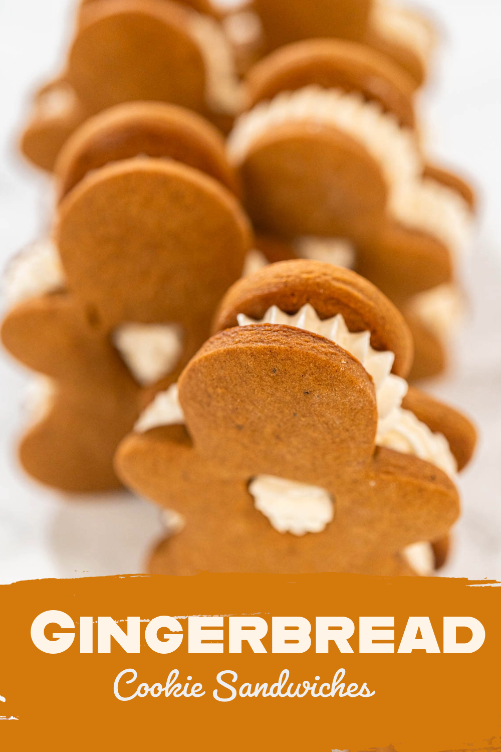 Gingerbread Cookie Sandwiches