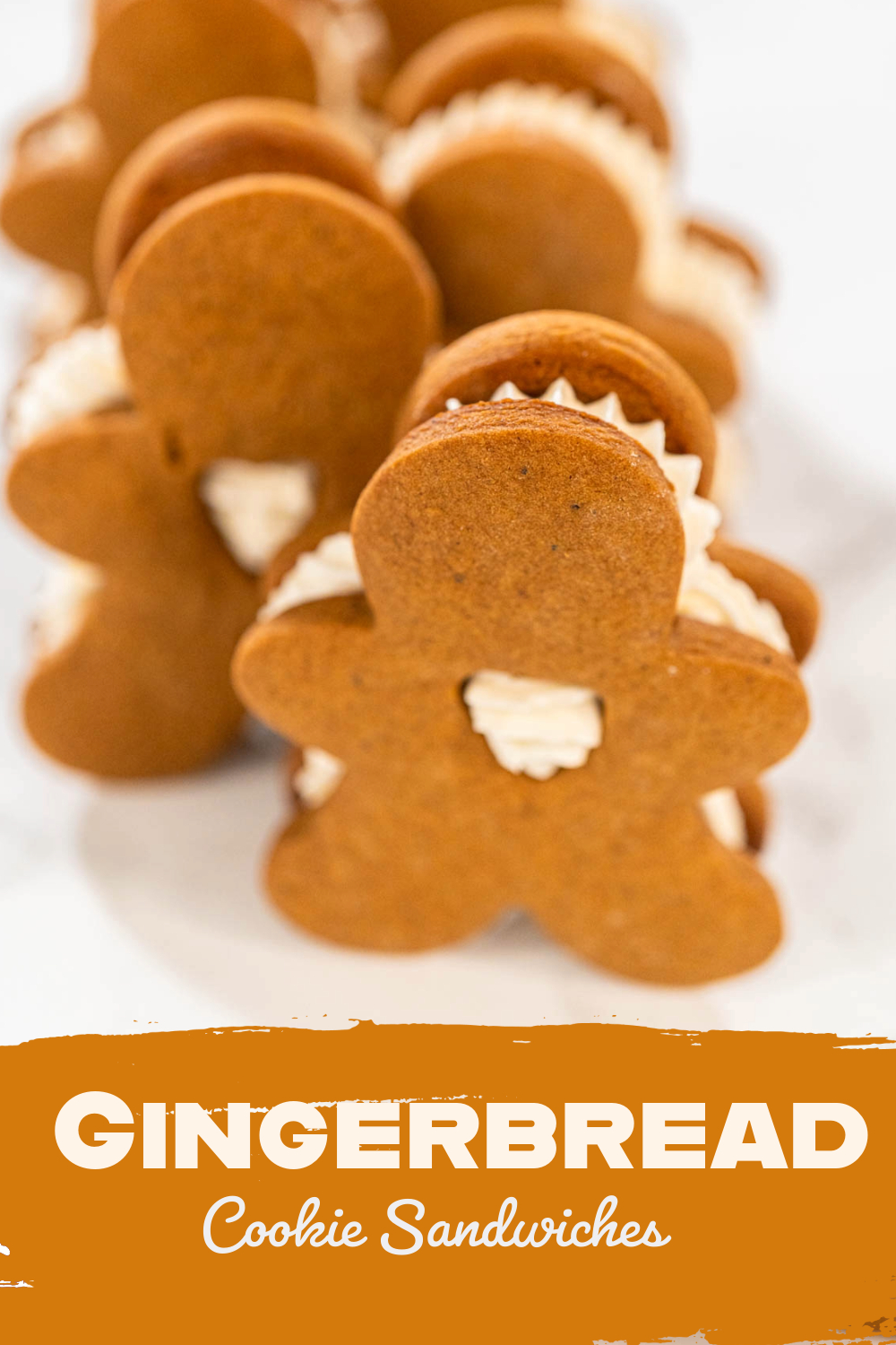 Gingerbread Cookie Sandwiches