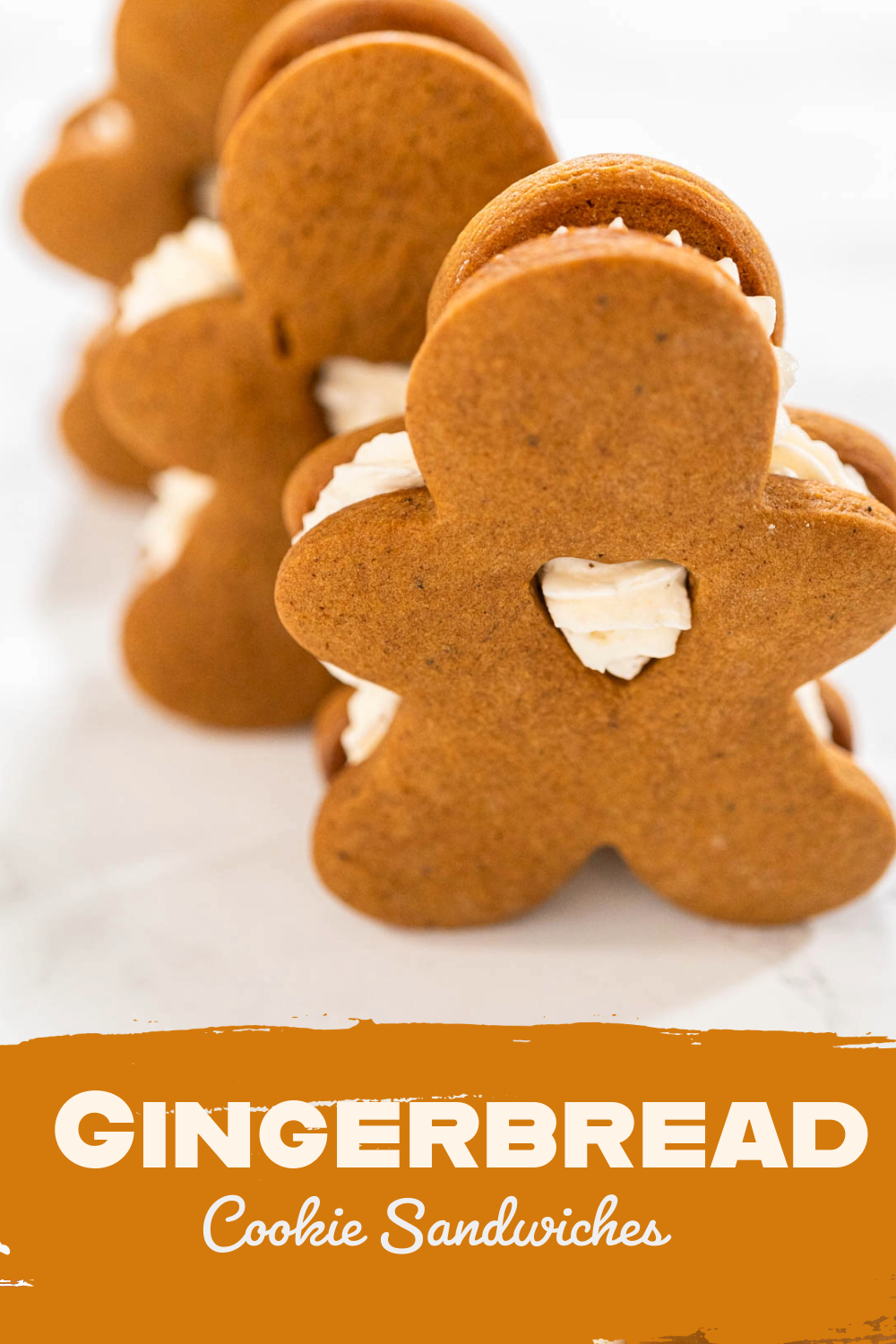 Gingerbread Cookie Sandwiches