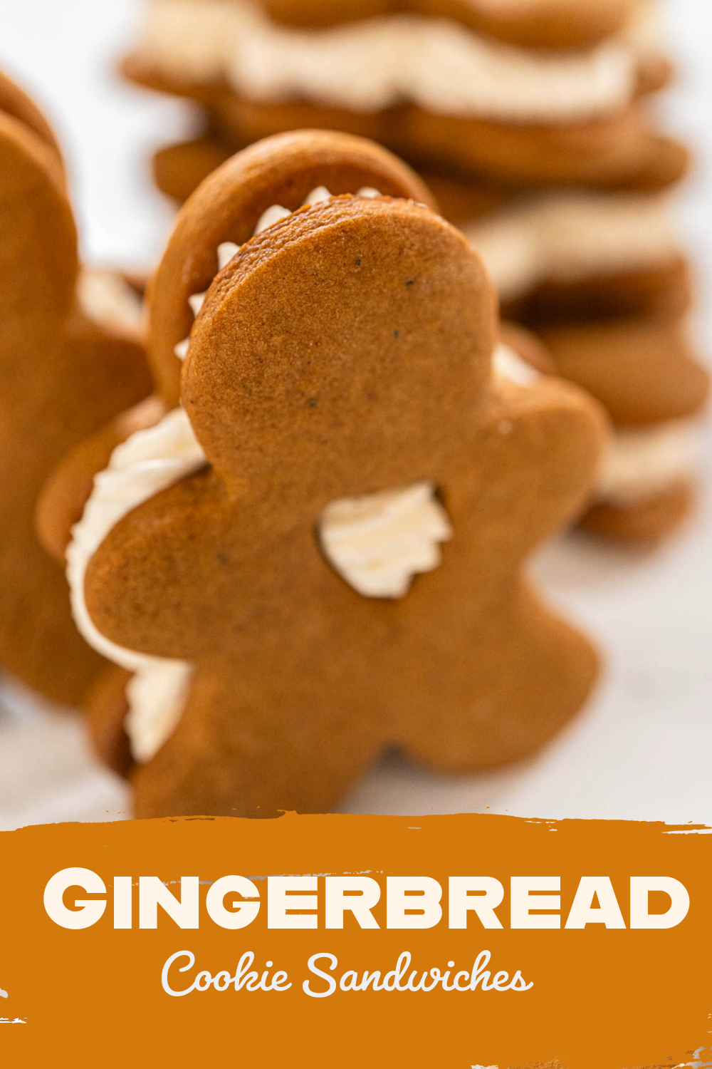 Gingerbread Cookie Sandwiches