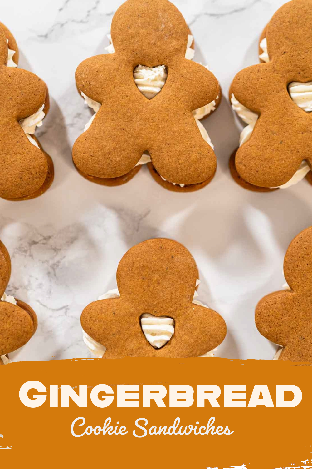 Gingerbread Cookie Sandwiches