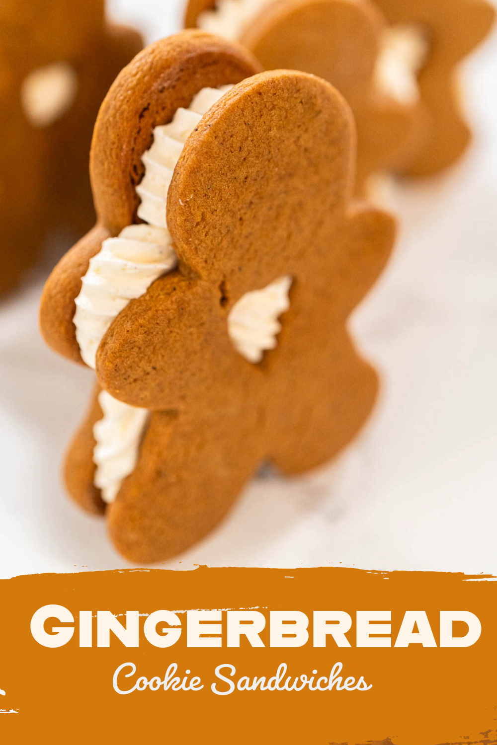 Gingerbread Cookie Sandwiches