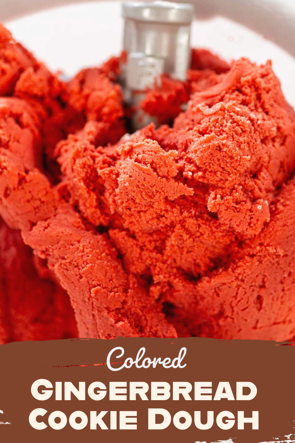 Colored Gingerbread Cookie Dough