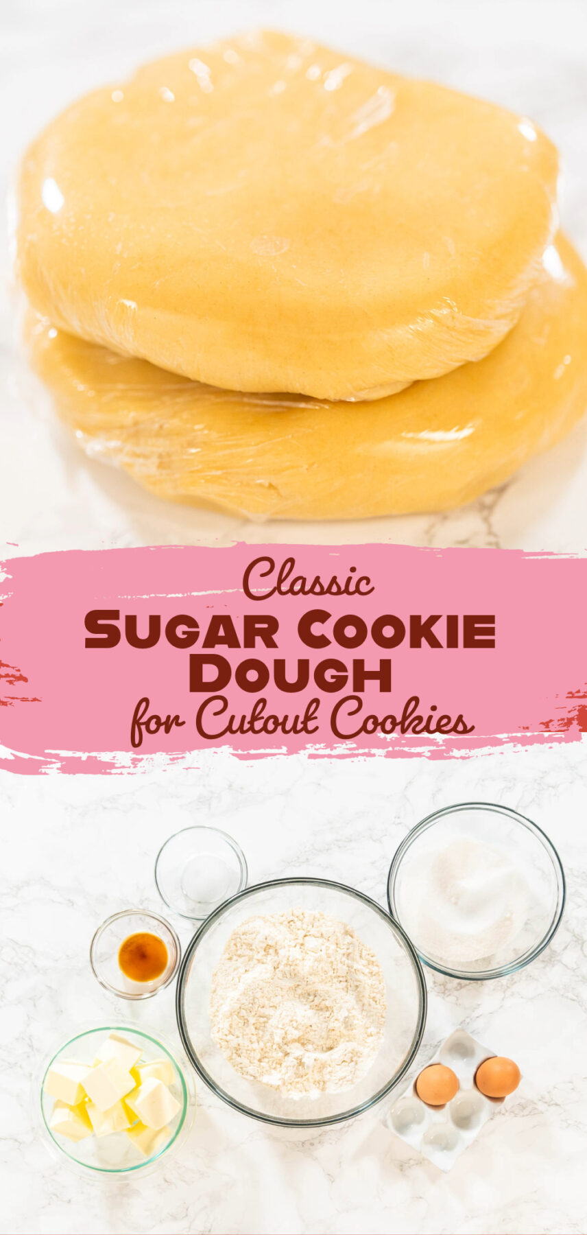 Classic Sugar Cookie Dough for Cutout Cookies