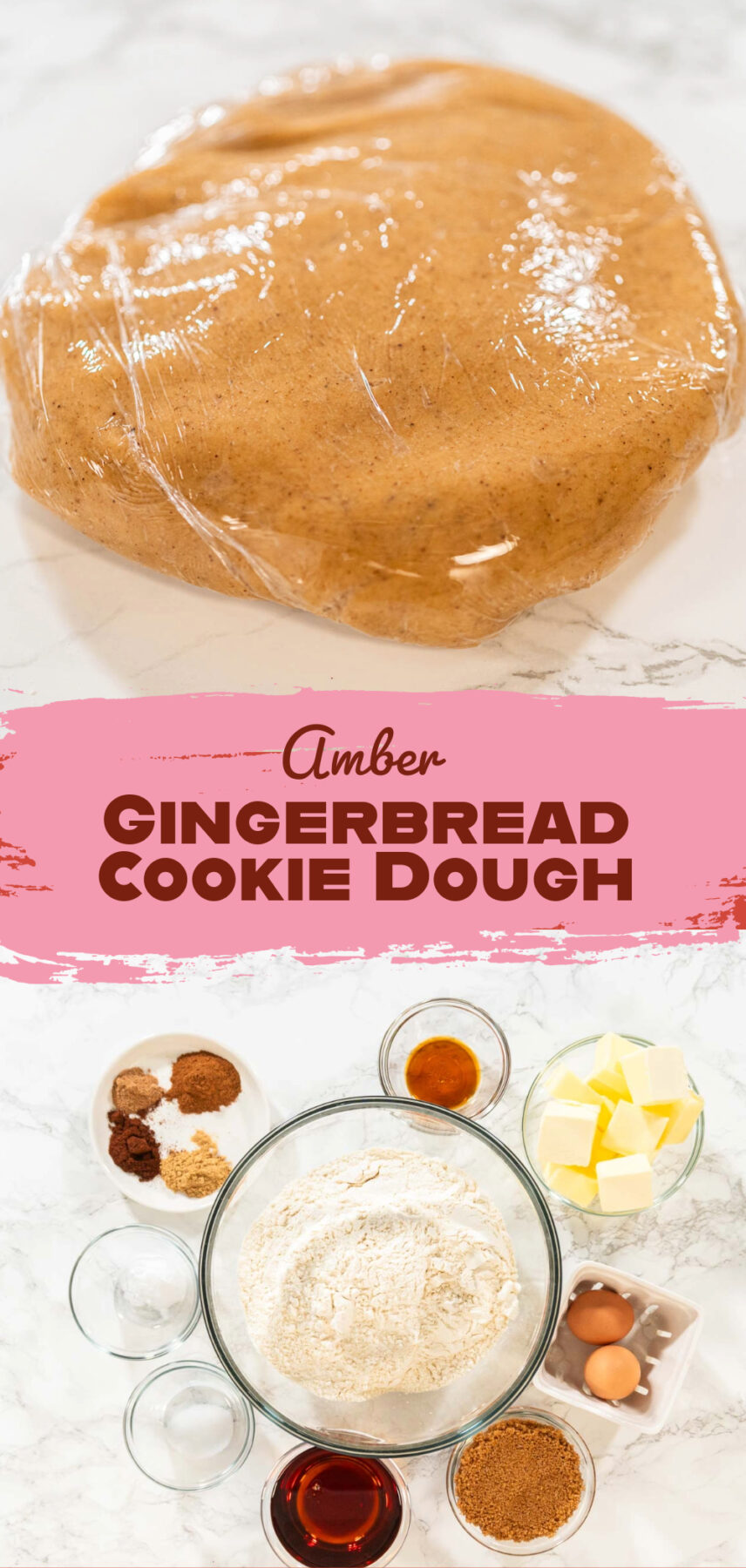 Amber Gingerbread Cookie Dough