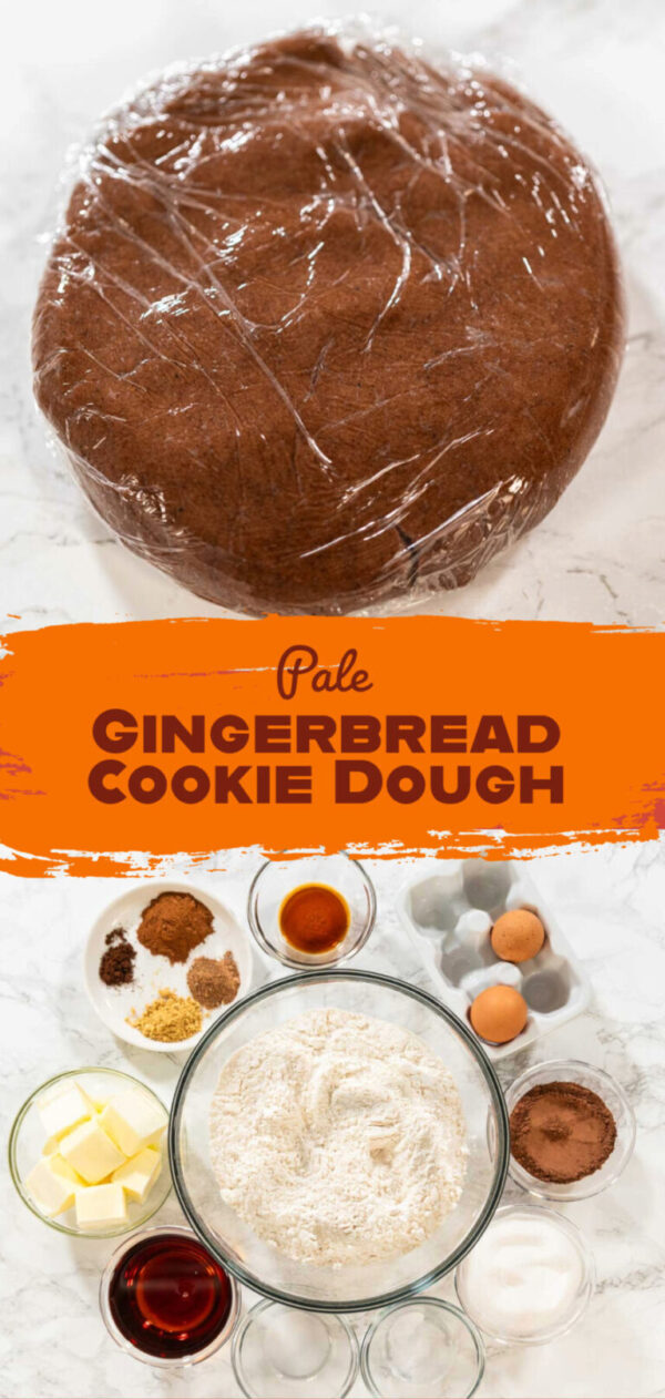 Pale Gingerbread Cookie Dough – Light and Soft for Holiday Cutout