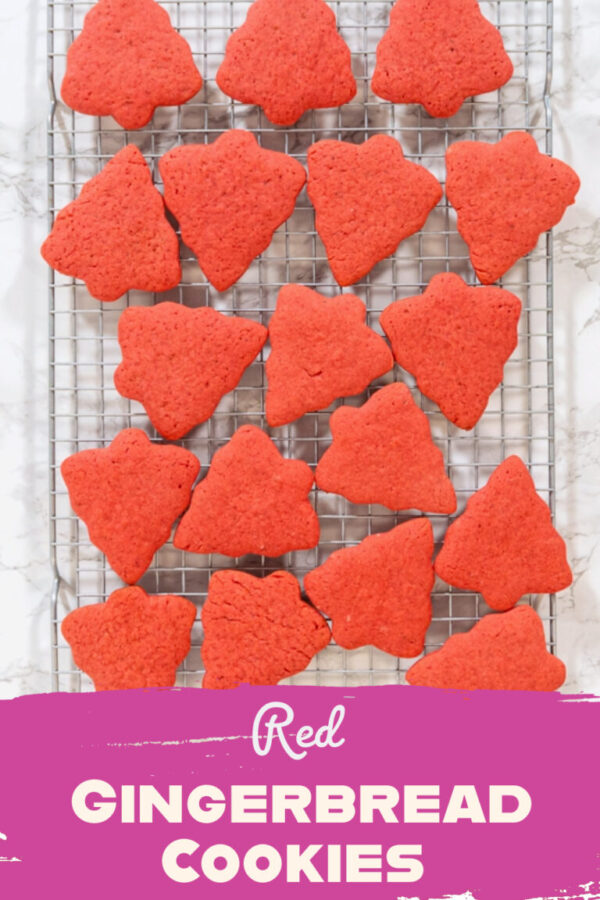 Dyed Red Gingerbread Cookie Dough – Perfect for Christmas