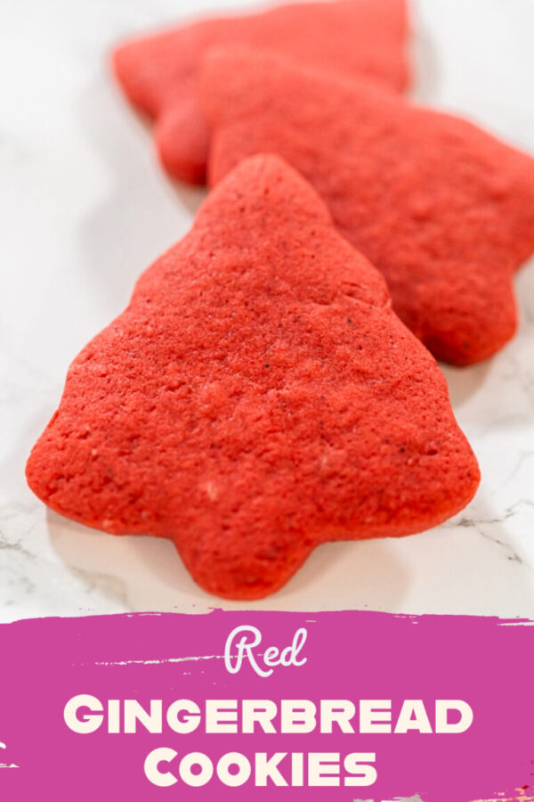 Dyed Red Gingerbread Cookie Dough – Perfect for Christmas