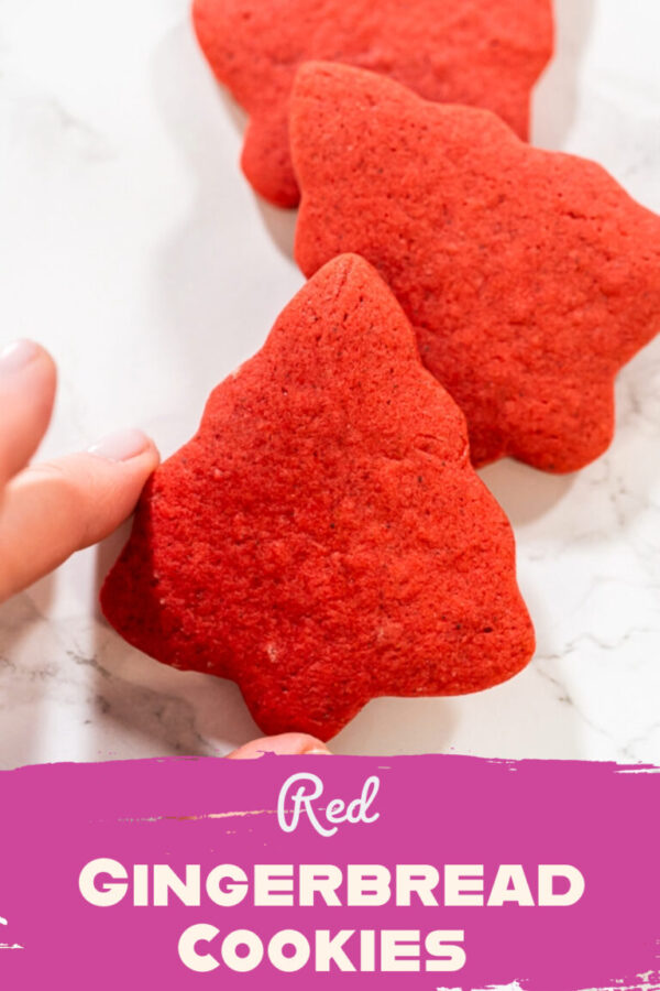 Dyed Red Gingerbread Cookie Dough – Perfect for Christmas