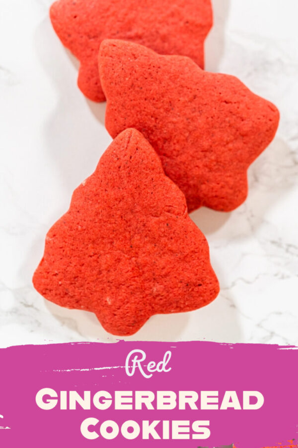Dyed Red Gingerbread Cookie Dough – Perfect for Christmas