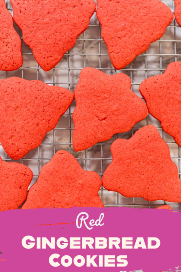 Dyed Red Gingerbread Cookie Dough – Perfect for Christmas