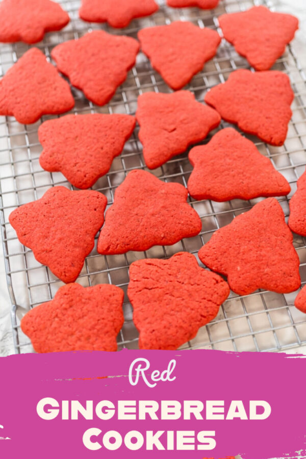 Dyed Red Gingerbread Cookie Dough – Perfect for Christmas