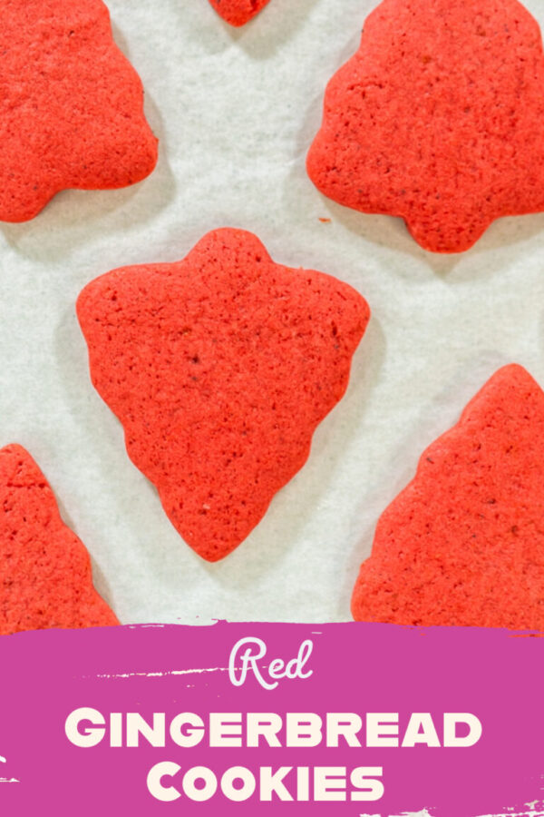 Dyed Red Gingerbread Cookie Dough – Perfect for Christmas