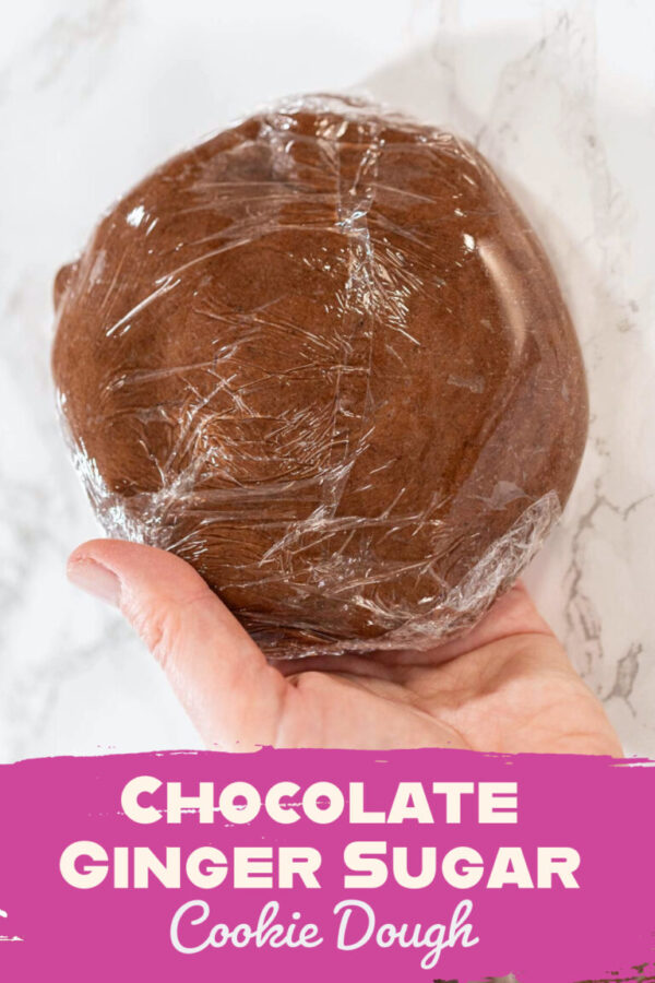 How to Make Chocolate Ginger Sugar Cookie Dough for Holidays