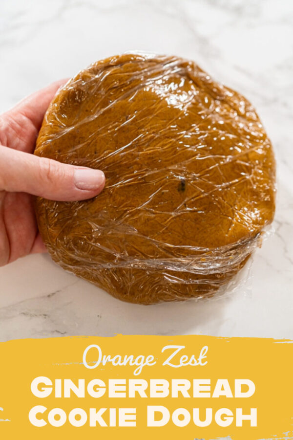 Orange Zest Gingerbread Cookie Dough – A Citrus Holiday Twist