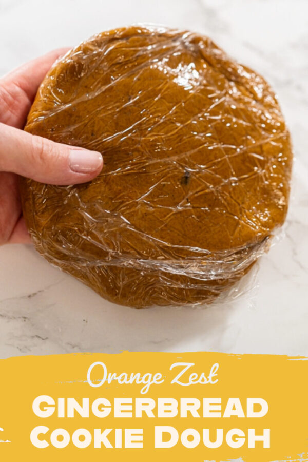 Orange Zest Gingerbread Cookie Dough – A Citrus Holiday Twist