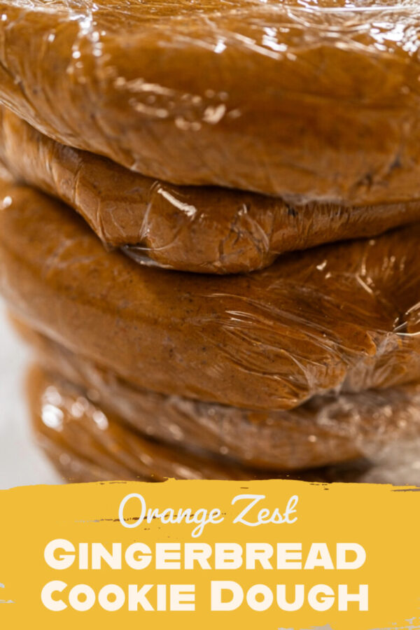Orange Zest Gingerbread Cookie Dough – A Citrus Holiday Twist