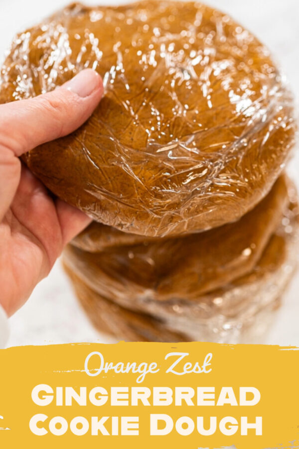 Orange Zest Gingerbread Cookie Dough – A Citrus Holiday Twist