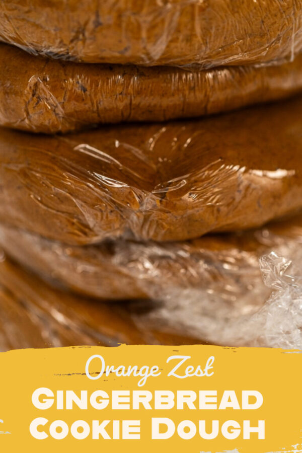 Orange Zest Gingerbread Cookie Dough – A Citrus Holiday Twist