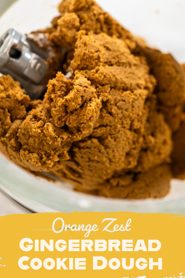 Orange Zest Gingerbread Cookie Dough – A Citrus Holiday Twist