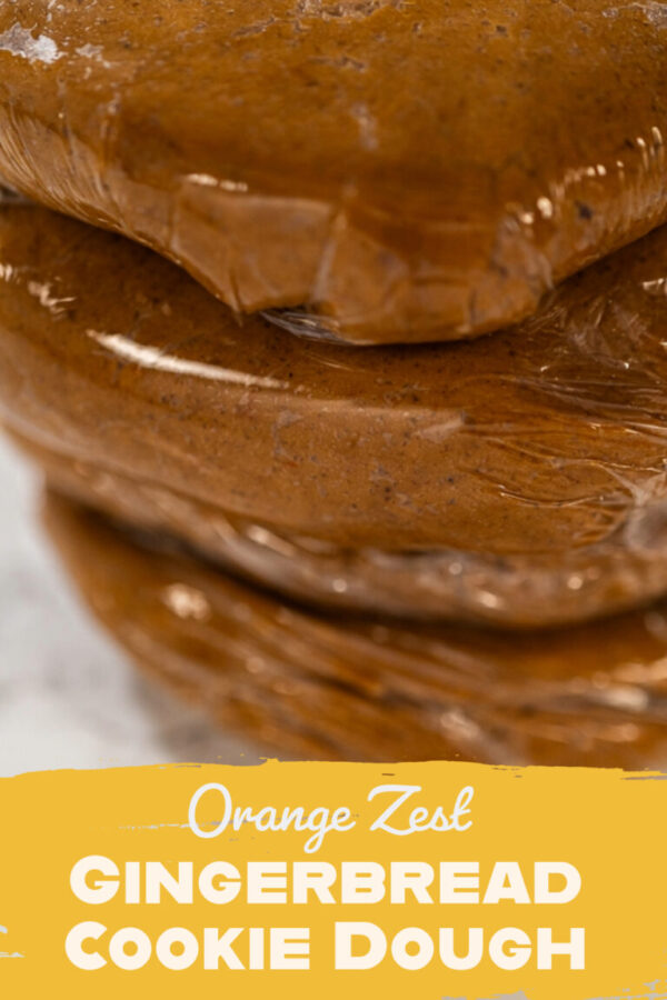 Orange Zest Gingerbread Cookie Dough – A Citrus Holiday Twist
