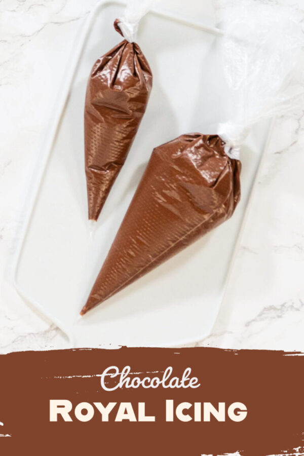 Chocolate Royal Icing – Perfect for Decorating Cookie
