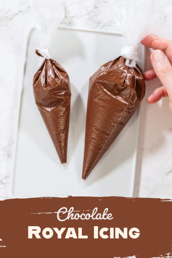 Chocolate Royal Icing – Perfect for Decorating Cookie