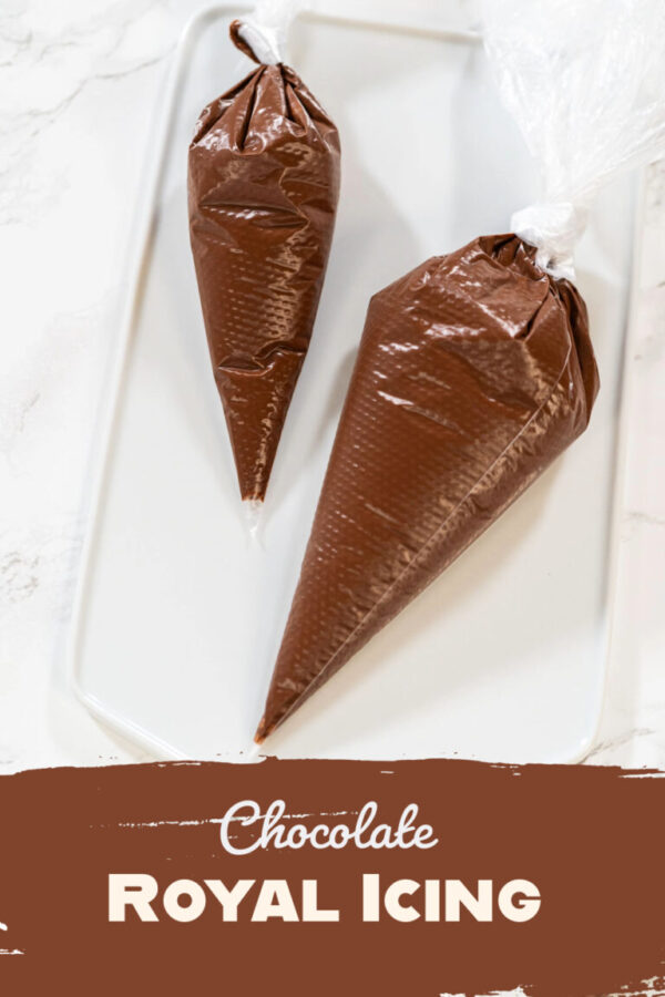 Chocolate Royal Icing – Perfect for Decorating Cookie